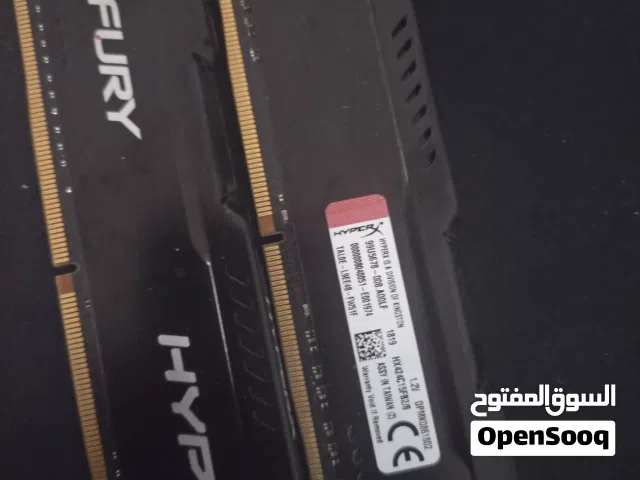 kingston fury 8 GB X 2 dimms    overclock to 3000   قابل للبدل ع 32 جيجا رام