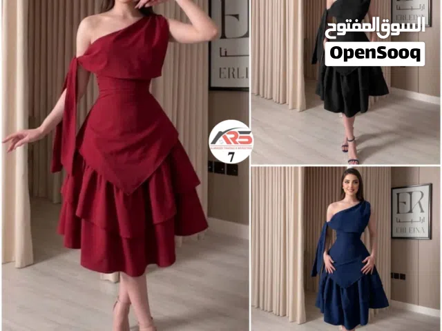 الجديد وصل 2027  لمحبي الإبداع والتميز    *فستان نسائي أنيق  واحدث موديل لهاذا الموسم*