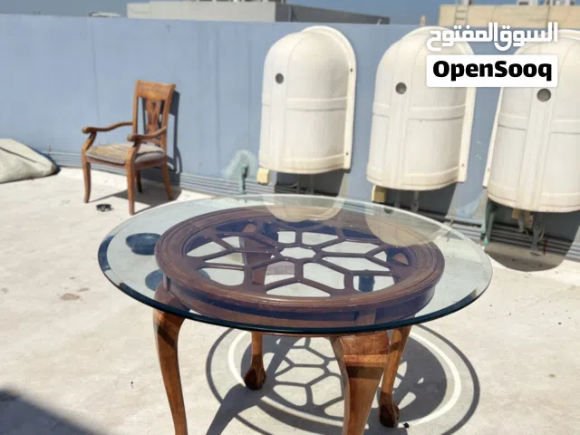 Glass Round Dining table/Outdoor