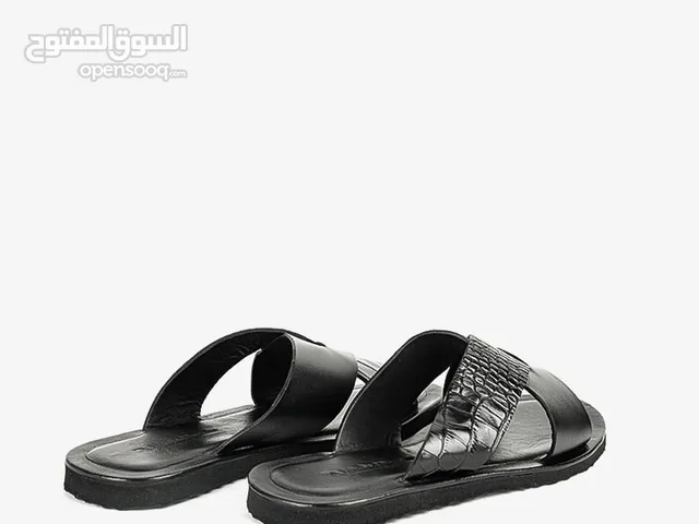 صندل الرجال من الجلد الطبيعي للجلد الطبيعي