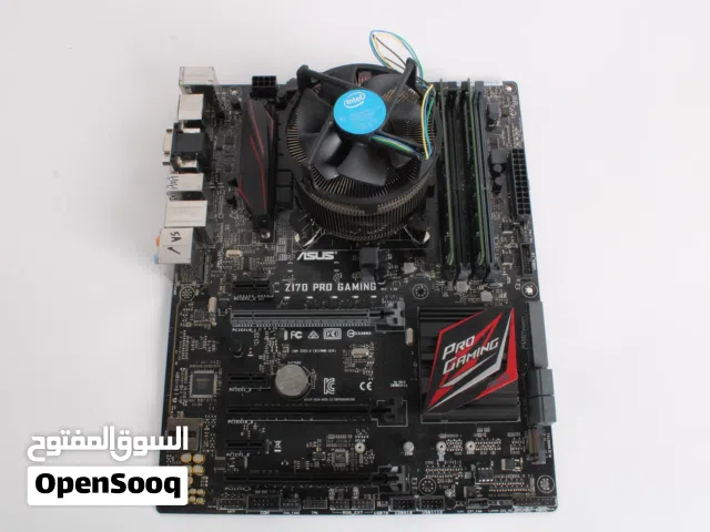 Z170 PRO GAMING MOTHERBOARD WITH INTEL I5 CPU  مذربورد Z170 PRO GAMING مع معالج I5 فتره محدوده