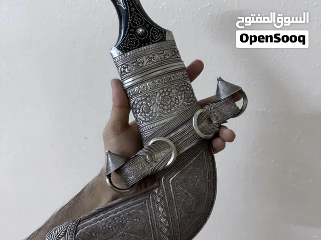 خنجر باطنيه قديمه صياغه ثقيله