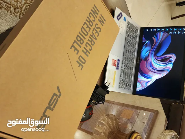 لابتوب ASUS 12 RAM I3 11TH ممتاز جدا وشبه وكاله (أستعمال خفيف جداا)
