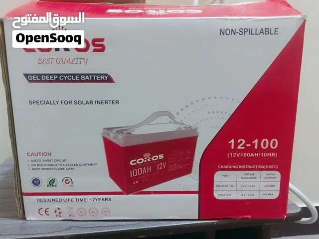 للبيع بطاريه طاقه شمسيه كروز 100a جديد