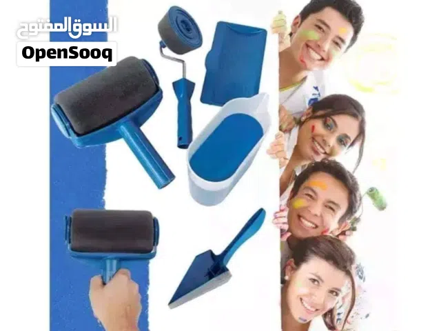 رول الدهان العجيب قابل للتعبئه PINTER ROLLER بــــ 6 قطع مع عصا رول دهان منزلي
