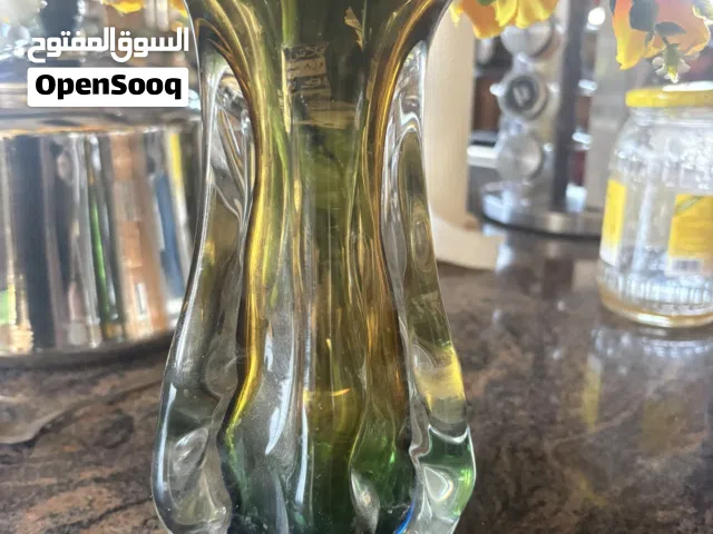 فازة زجاج أنتيك أصلية من 1983