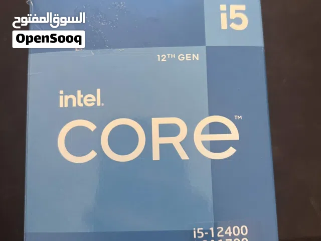 Intel core i5-12400 CPU - معالج انتل جيل 12 مع المروحة و الكرتونة