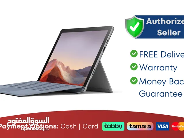 Microsoft Surface Pro 7 - i5 - 12.3 inch Touchscreen - Warranty - Free Delivery