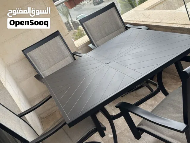 طقم أثاث جلوس خارجي فخم ثقيل بحالة جديد