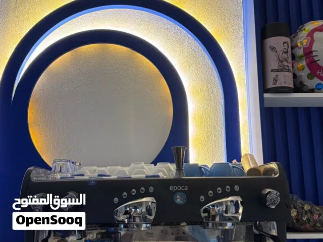 ماكينه Rancilio قهوه بها 2 زراع قهوه بها 2 استييم لتسويه القهوه وتسويه الحليب