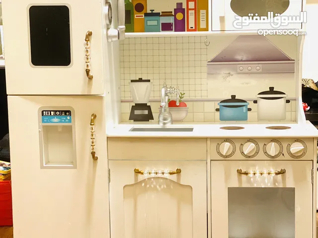 Wood Play Kitchen For Toddlers & Kids
