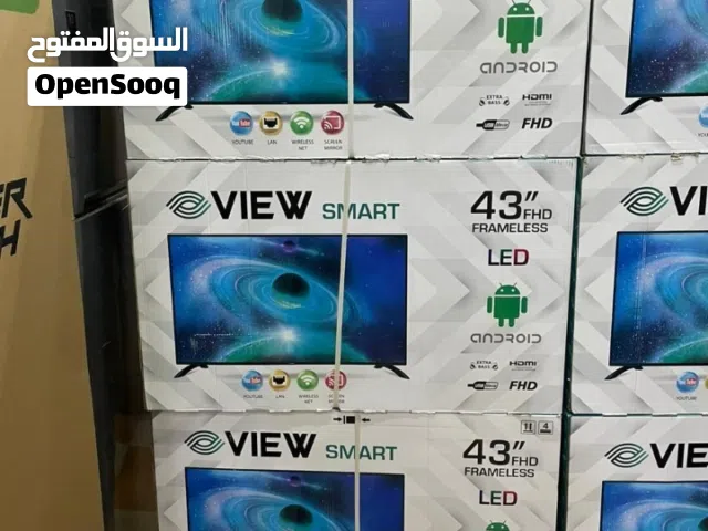 شاشه سمارت في مصر شاشه VIEW smart سمارت فول اتش دي المقاس 43بوصه اندرويد