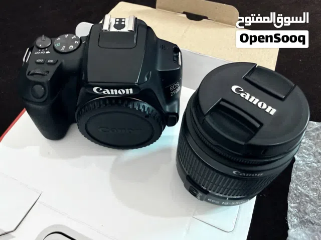 للبيع: كاميرا Canon EOS 250D (بحالة الوكالة - شبه جديدة)