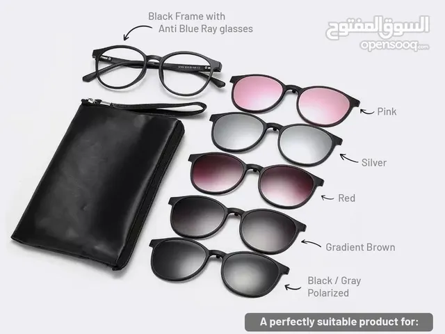 Sunglasses (Magnetic Clip on) with 5 shades