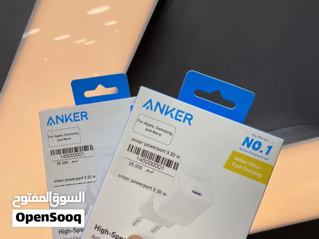 عظمة ايفون  bd انكر 30W  متوفره في اللون الاسود و الأبيض  مكفوله 18 شهر  ومعتمده من ابل  Anker 312