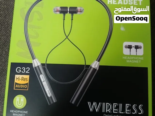 G32 Nneck headset wireless Bluetooth5.2 hd sound quality voice broadcast fuily compatible