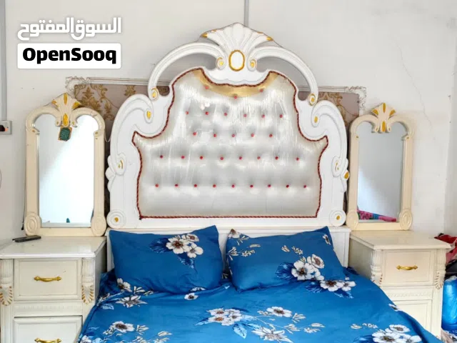 سرير نوم نفرين مع ملحقاته كومدي عدد 2 جانبي مستعمل قليل ونظافة %90