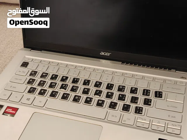 Acer Swift 3 AMD Ryzen 7 5700U  ورام من نوع LPDDR4X  بسرعة 4266 ميجاهرتز.