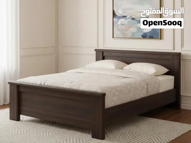 King Bed 180x200 with Mattress  Wenge  1 Year Old  Discovery Gardens
