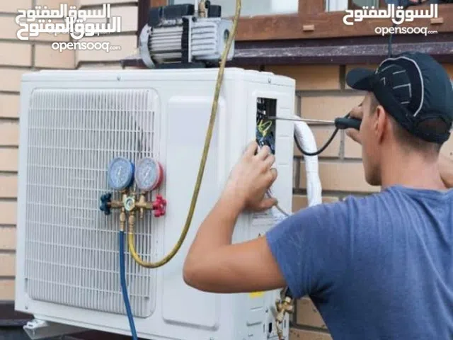 فك وتركيب ونقل المكيفات نقل المكيفات صيانه المكيفات تعبئة غاز المكيفات تأسيس مواسير نحاس غسيل مكيفات