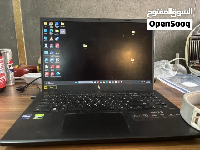Acer nitro وحش الأداء Core i9 جيل 13  RTX 4060  كفالة الوكيل + Setup كامل