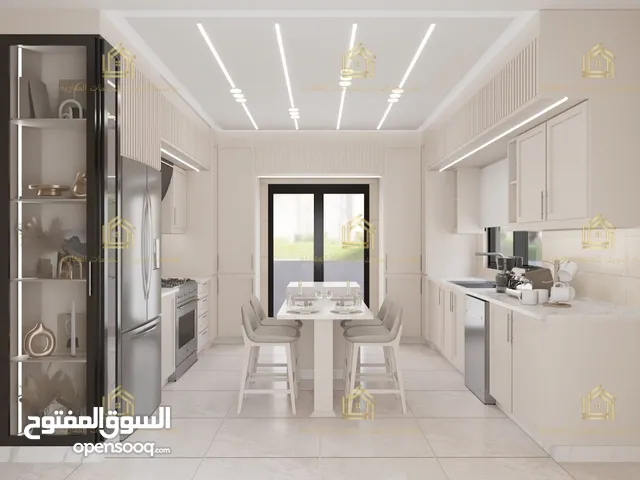 شقة فاخرة - لم تسكن - طريق المطار - 4نوم 2ماستر - 230م - قرب الخدمات العامة