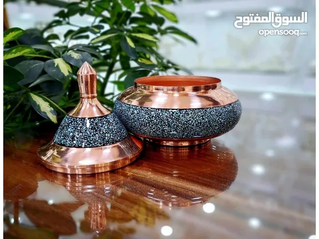 ديكور فاخر من الفيروز والنحاس - صناعة يدوية إيرانية فقط699درهم