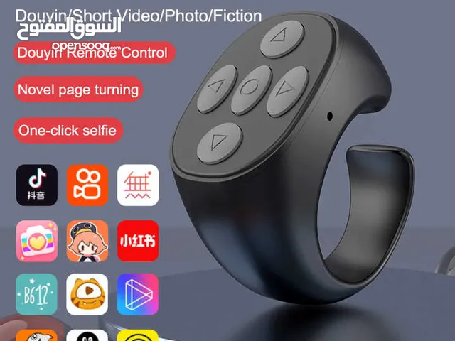 Portable Bluetooth Remote Controller Ring Mobile Phone Selfie Timer Page Turner For Tiktok Remote