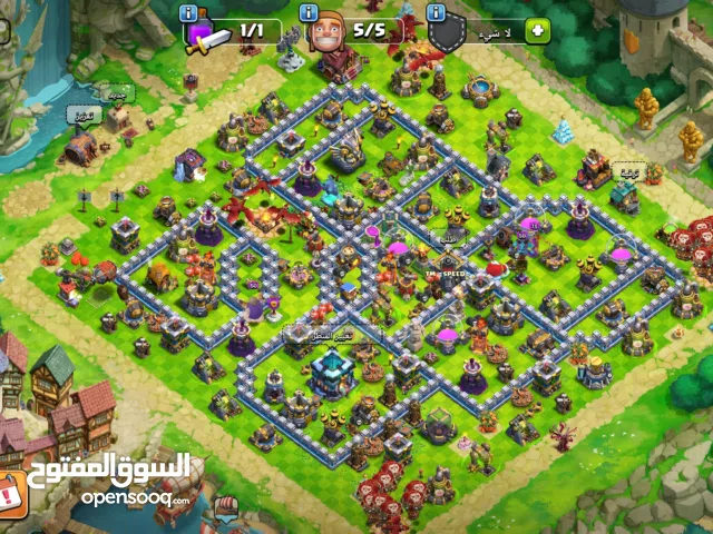 حساب كلاش اوف كلانس تاون 13