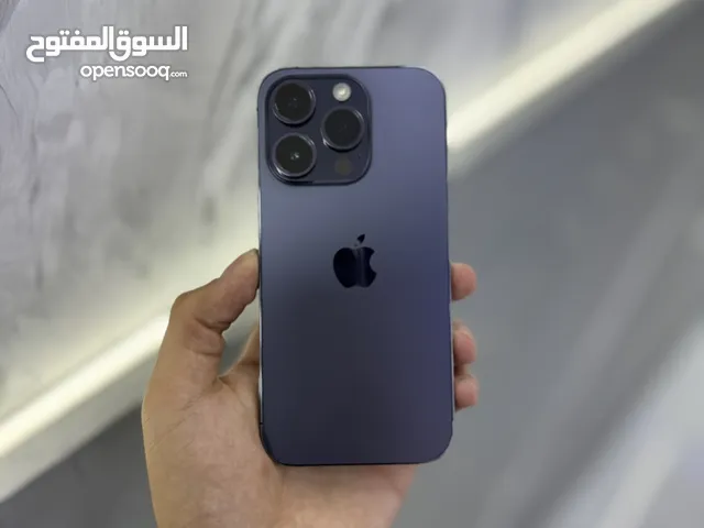 ايفون 14 برو 128 جيجا لون نهدي بيربل مميز مستعمل وكالة بحالة الجديد نسبة البطارية 81%