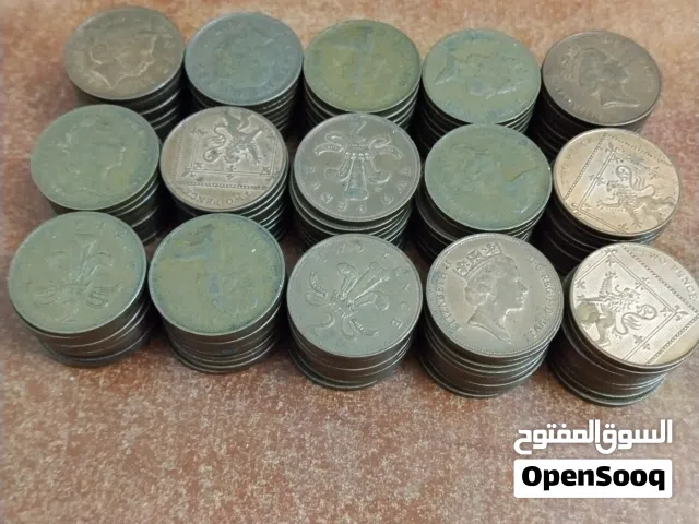 Two pence & new pence  150 قطعة
