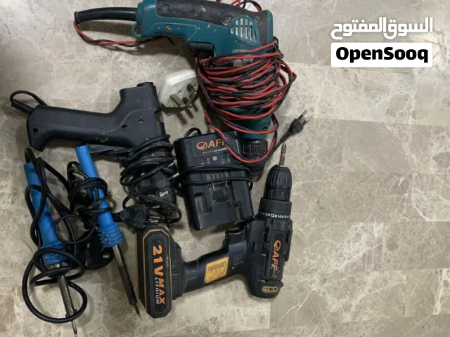 Electric drill + battery + thermal silicone sealant + welding machine