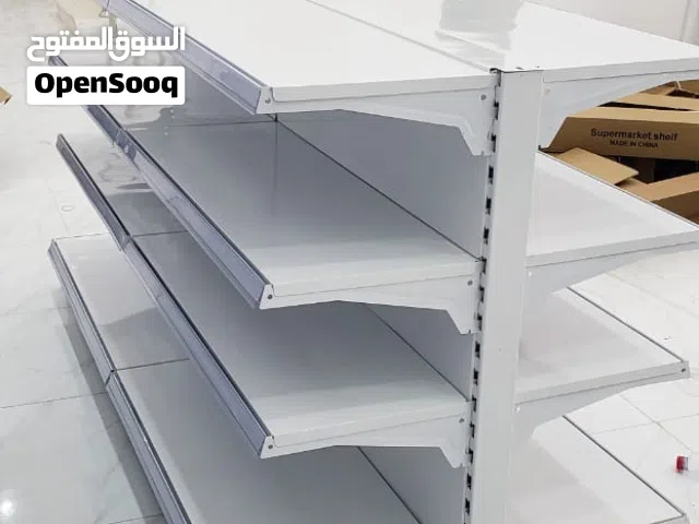 رفوف بقالات، رفوف سوبر ماركت، رفوف صيدلية، رفوف تخزين للمخازن والمستودعات
