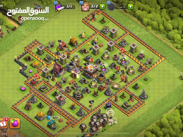 حساب كلاش اوف كلانس للبيع تاون 11 نص ماكس للسوم