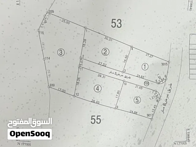 ارض للبيع امامها شارع 8 متر مزوعه اشجار زيت زيتون كامله