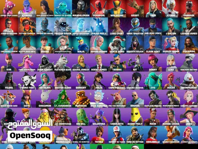 حساب فورت نايت رقصة الضحكه اسطوري للبيع او للتبديل التفاصيل ف الوصف