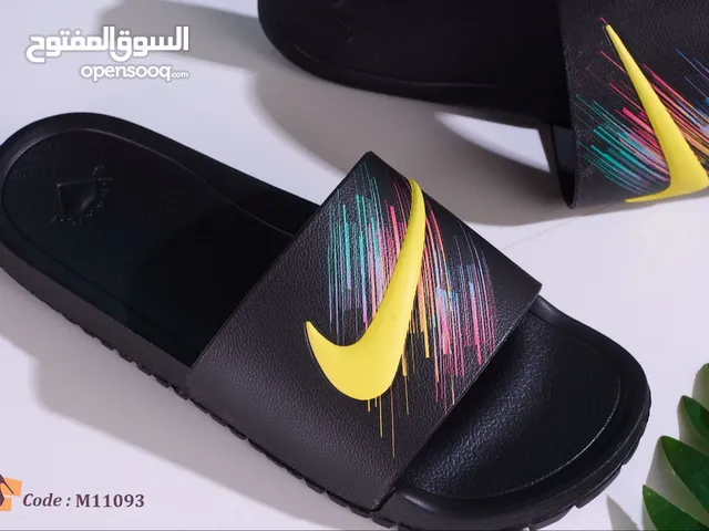 سليبر رجالي NIKE شيك وخطيرررر جداا مقاس من 41 : 45 قالب مظبوط اسود رمادي كحلي ازرق