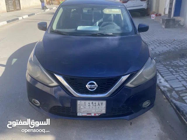 نيسان سنترا 2017 sv مكينة 1800  بس بنيد مبدل بيها