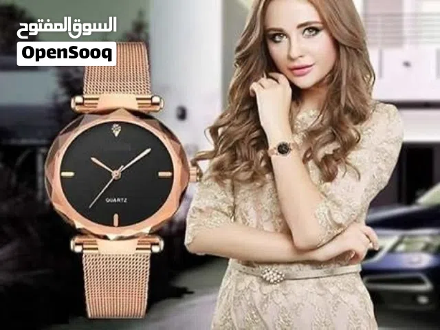 ساعه اكوارتز نسائيه