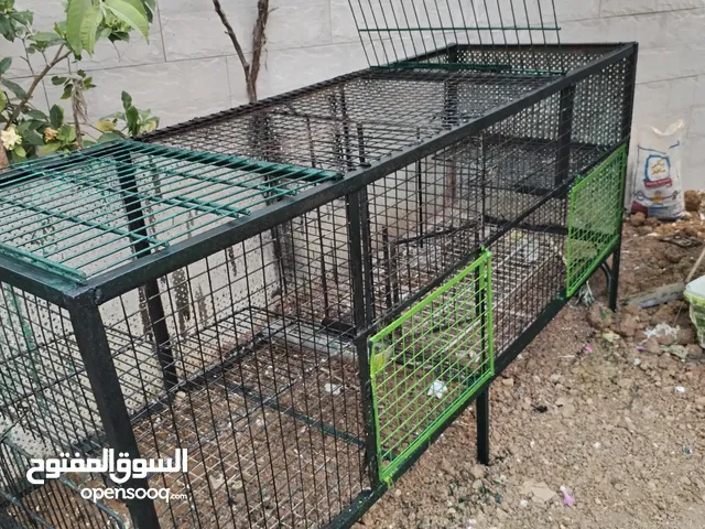 قفص حديد كبير للطيور او الارانب او الحيوانات الصغيرة