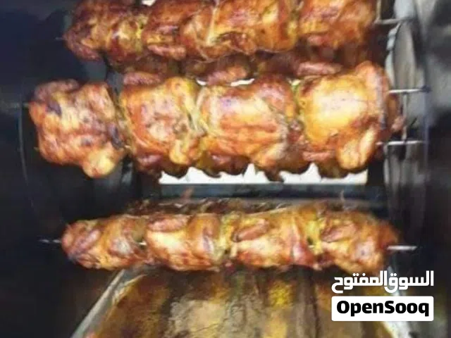 مكينة دجاج محمر كبير دورين