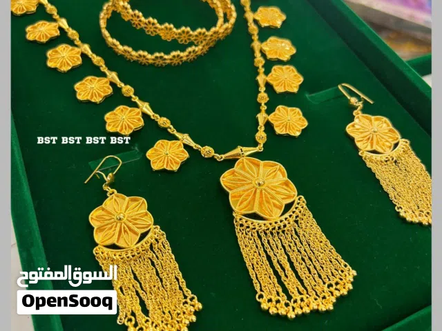 طقم مطليات ذهب