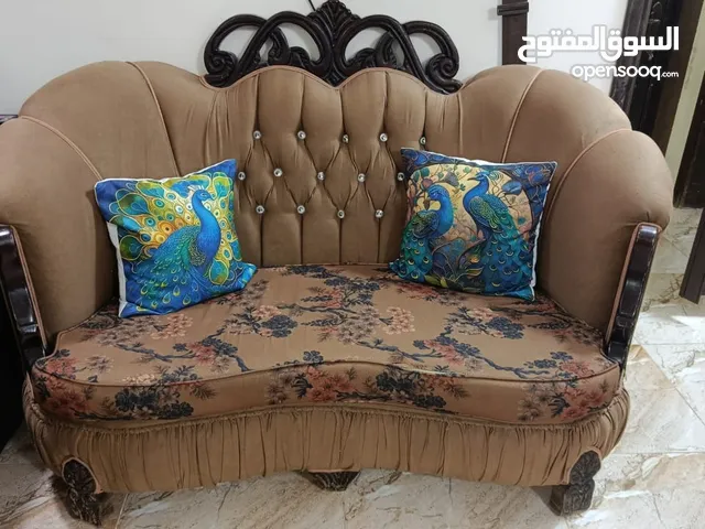كنب سبع مقاعد خشب زان
