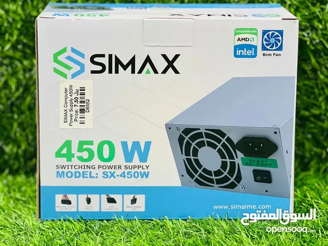Simax 450W Switching Power Supply AMD Intel