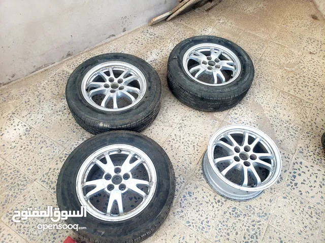 جنوط كروم وكاله بريوس مقاس 15 مع تواير شبه جداد