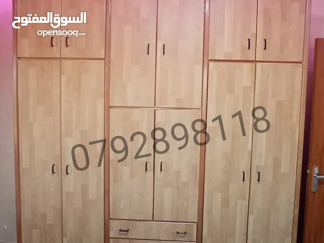 عرض خاص حتا نفاذ الكميه خزانة ملابس 6 درف طابقين خشب لاتي 18 وزان بدل 270 دينار 185دينار من المصنع
