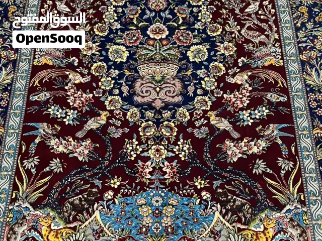 سجادة ايراني قم (حرير طبيعي)