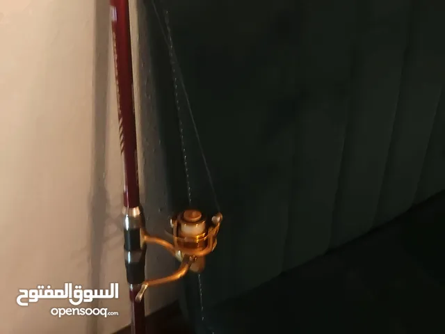 سنارة صيد + بكره صيد + معدات صيد شامل السناره و الخيط او البكره شامل كل شي مع المعدات