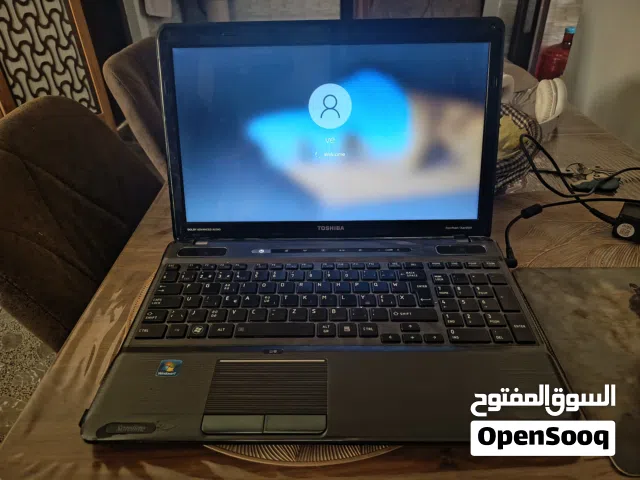 Laptop Toshiba Core I7 2nd Gen