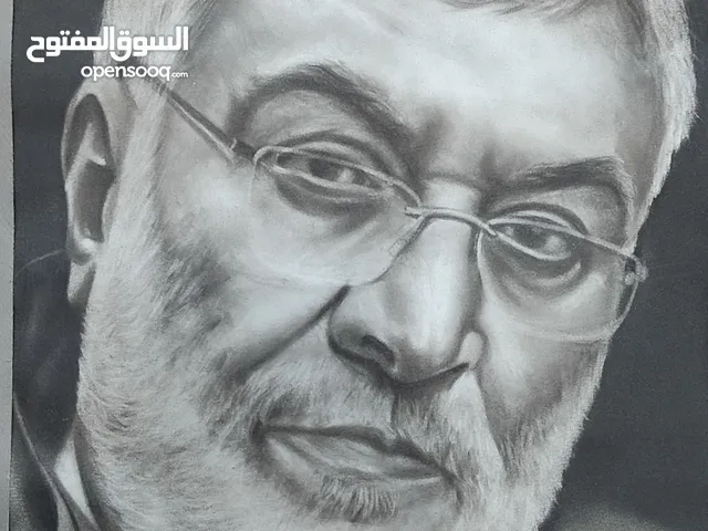 لوحة فنية بالفحم الطبيعي الالماني